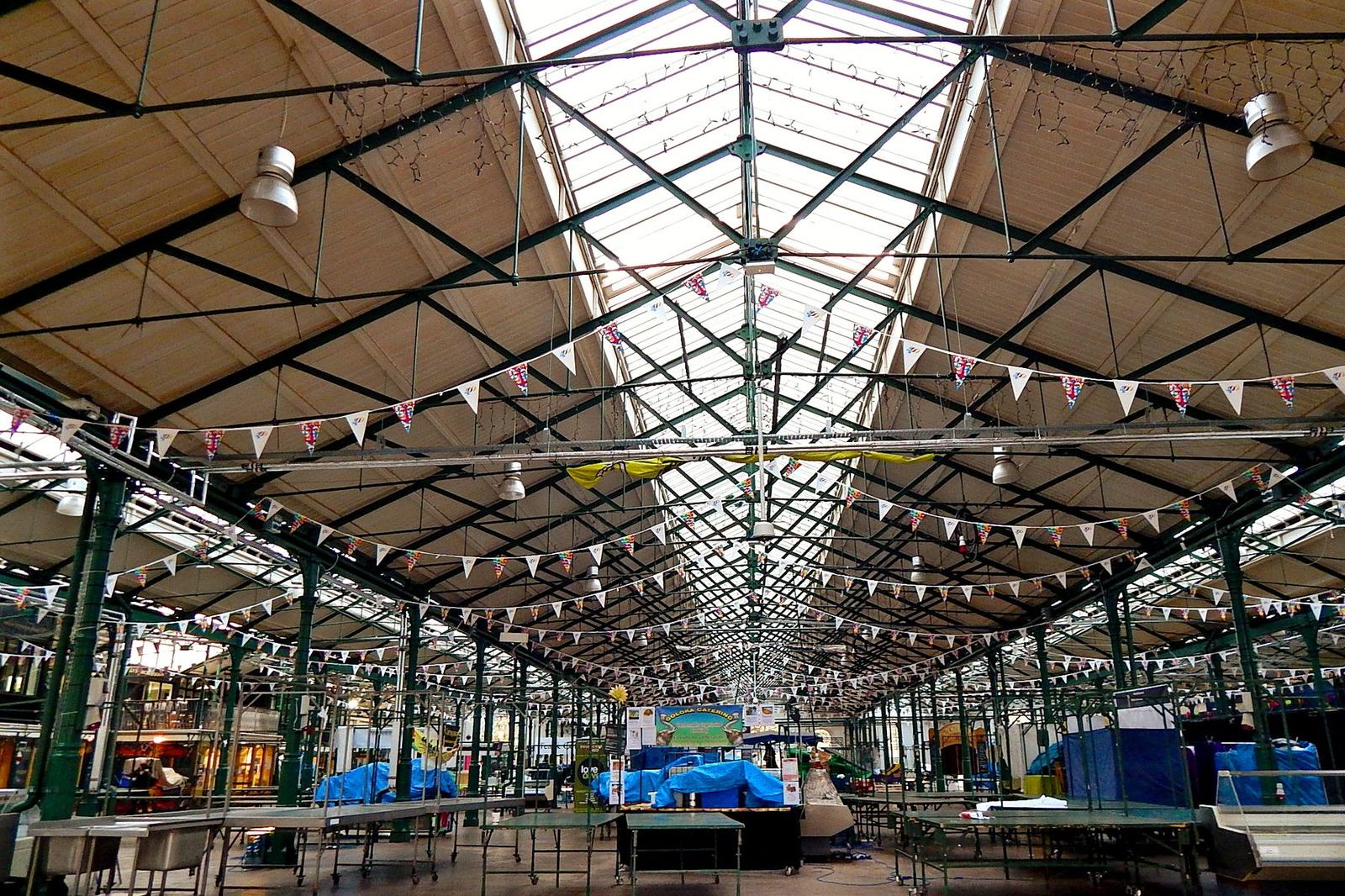 Inside St George's Market, Belfast