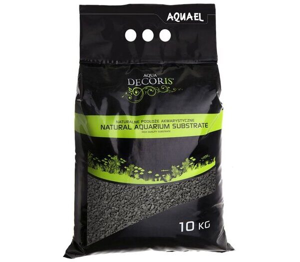 Aquael Basalt Black Gravel 2-4mm 10kg