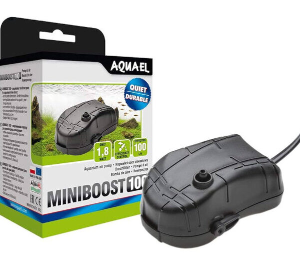 Aquael Mini Boost 100 Air Pump-Twin O/Le