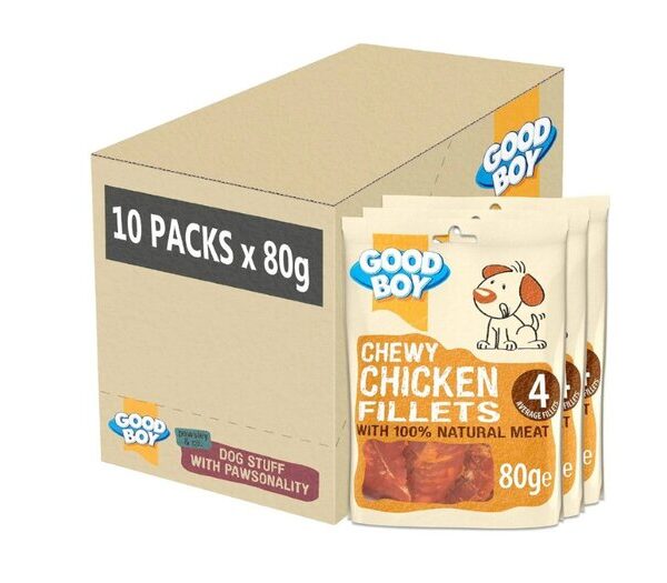Good Boy Chicken Fillets 80g