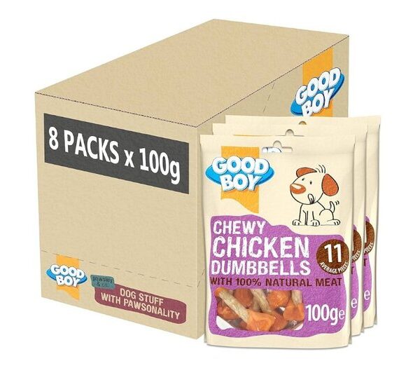 Good Boy Chicken Dumbells 100g