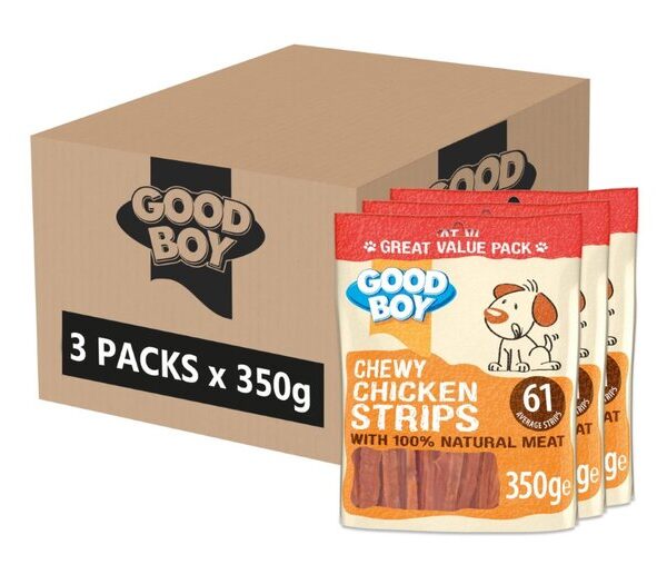 Good Boy Chicken Strips 350g Value Bag