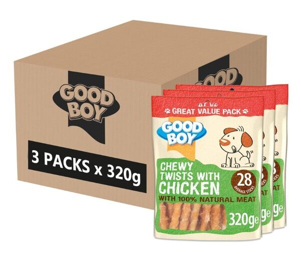 Good Boy Chicken Twists 320g Value Bag