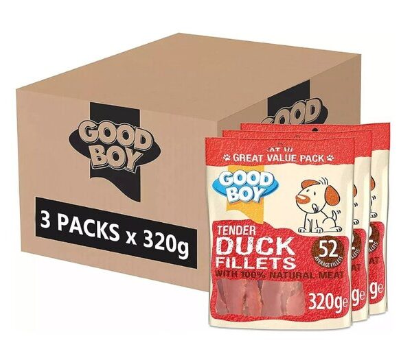 Good Boy Duck Fillets 320g Value Bag