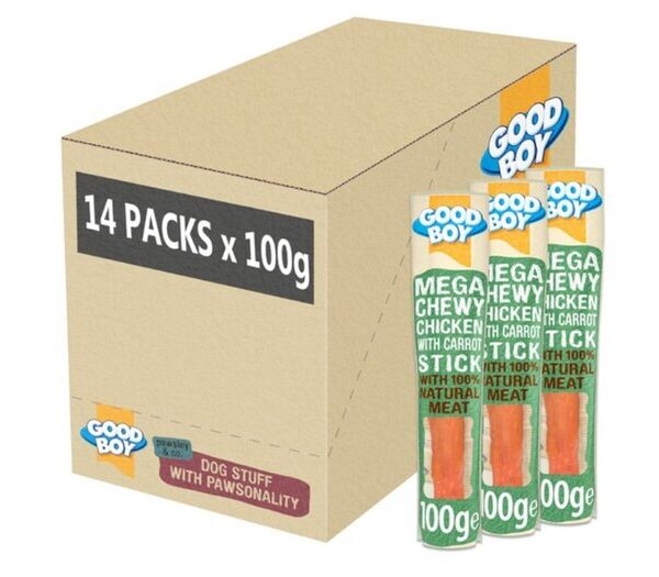 Good Boy Mega Chicken & Carrot Stick 100g