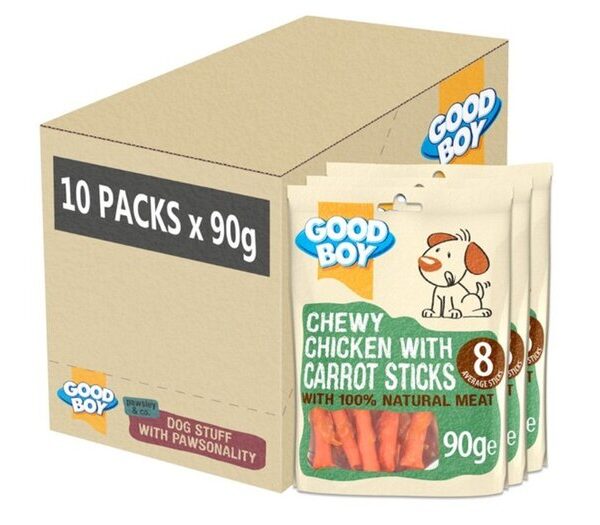 Good Boy Chicken & Carrot Sticks 90g