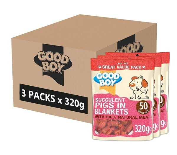 Good Boy Pigs in Blankets 320g Value Bag