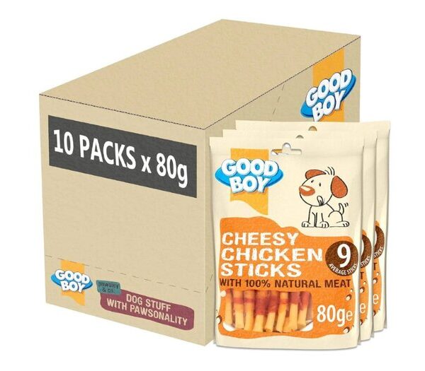 Good Boy Cheesy Chicken Sticks 80g