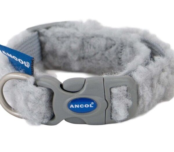 Teddy Bear Adj Collar Pebble Med 30-50cm