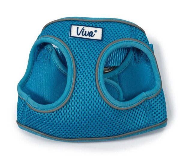 VIVA Step in Mesh Dog Harness Blue Sm