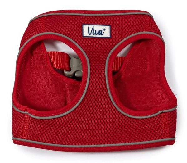 VIVA Step in Mesh Dog Harness Red S/M