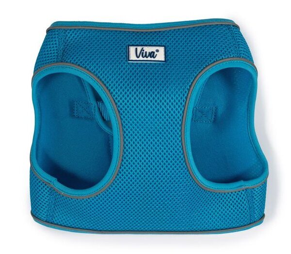 VIVA Step in Mesh Dog Harness Blue Med