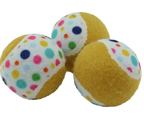 Pawty Time Tennis Balls 3pk