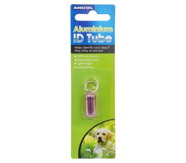 Aluminium Dog ID Tube