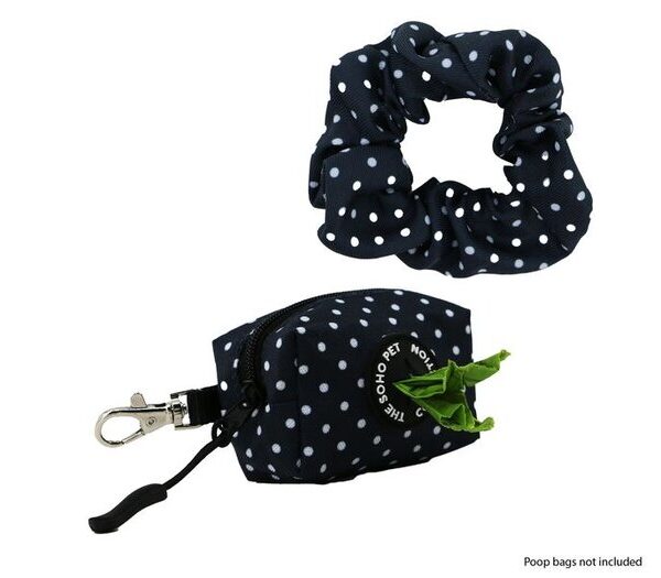 SOHO Polka Dot Poop Bag Holder & Scrunch