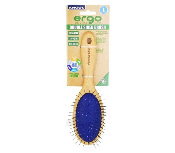 ERGO Wooden Double Sided Brush Large