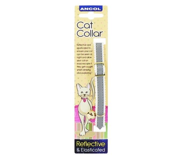 Safe Reflective Cat Collar Silver