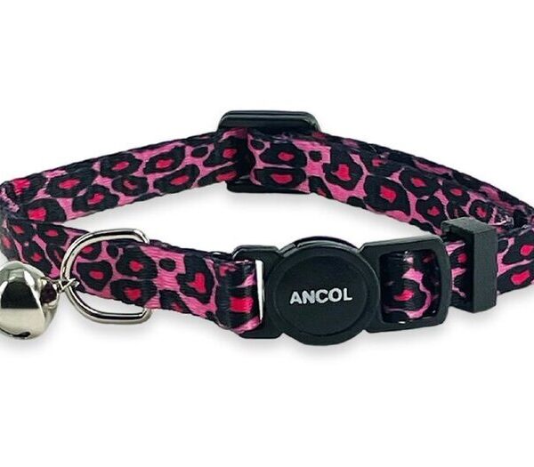 Leopard Print Safety Cat Collar