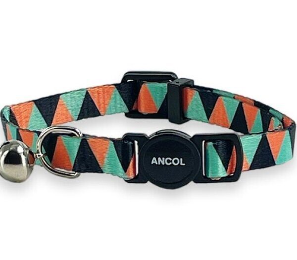 Geometric Print Safety Cat Collar