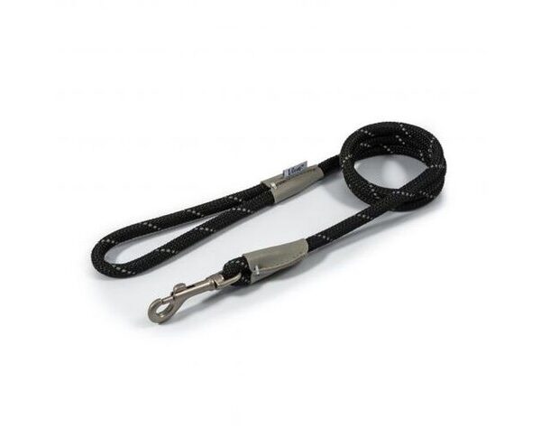 VIVA Rope Snap Lead Blk 10mmx1.07m