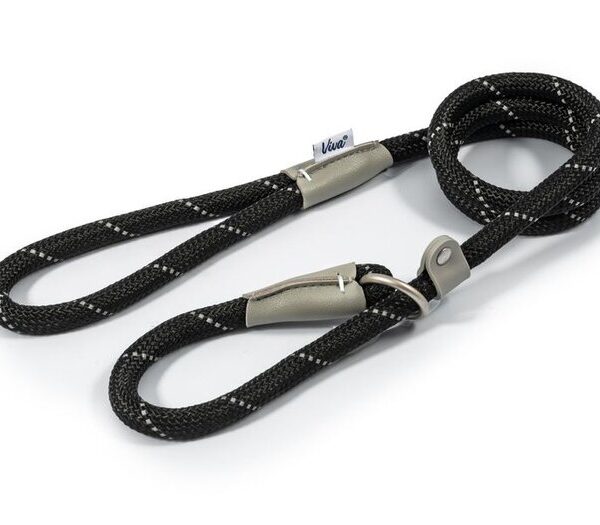 VIVA Rope Slip Lead Black12mmx1.2m