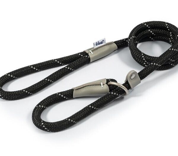 VIVA Rope Slip Lead Black 12mmx1.5m