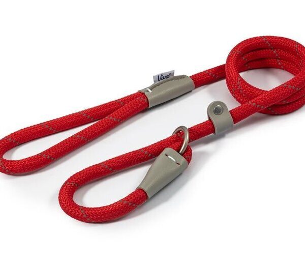 VIVA Rope Slip Lead Red 12mmx1.5m