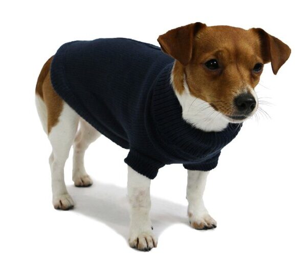 Blue Cable Knit Jumper Small