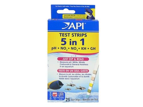 API 5 in 1 Test Strip - 25 Strips