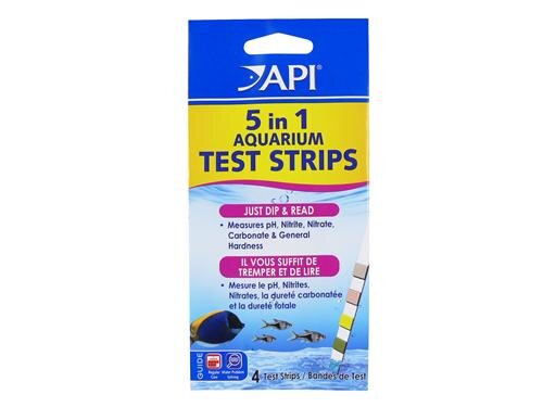 API 5 in 1 Test Strip - 4 Strips