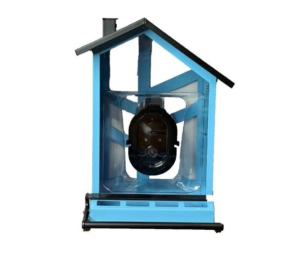 Metal Bird Feeder with Solar Camera