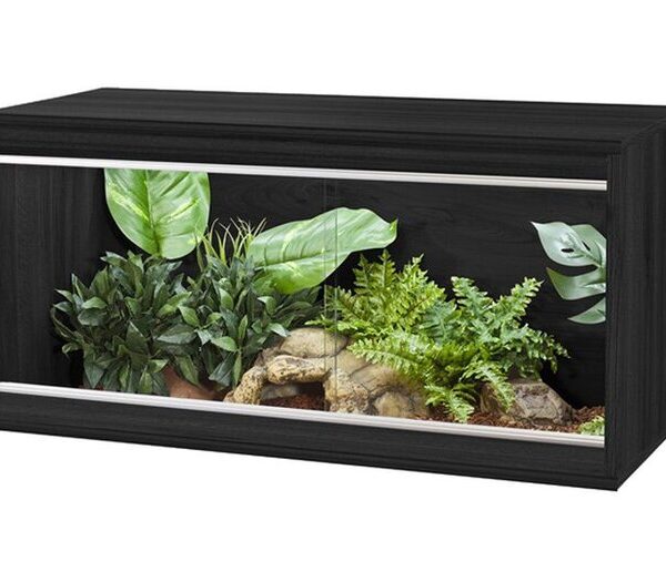Repti Home Medium Vivarium Black 36"