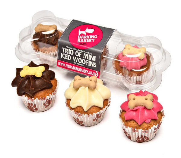 Barking Bakery Mini Iced Trios 38g