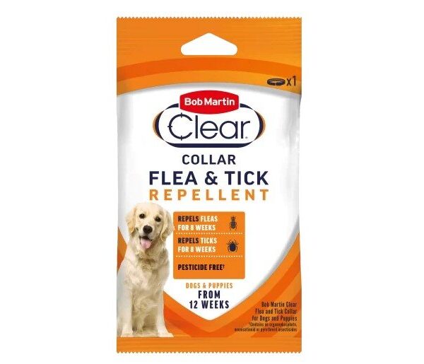 Roi BOB Mart Clear Flea & Tick Collar Dog