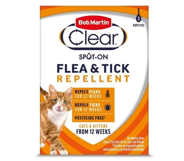 Roi BOB Mart Clear Spoton Flea Cat 12w