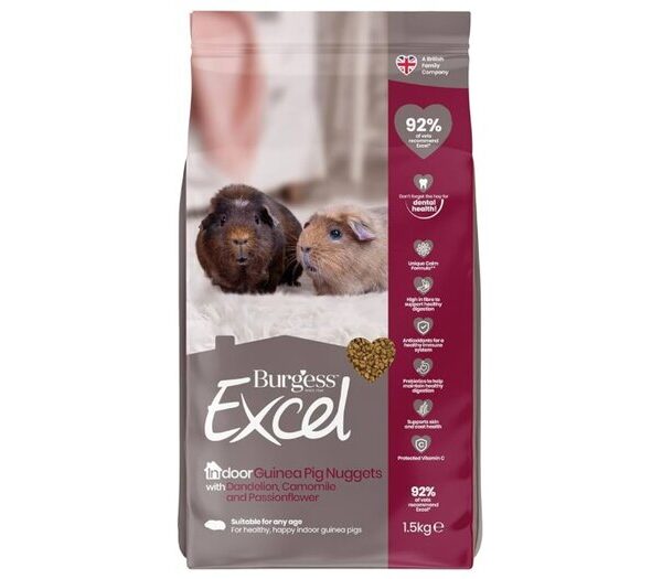 Burgess Excel Indoor Guinea Pig 1.5kg