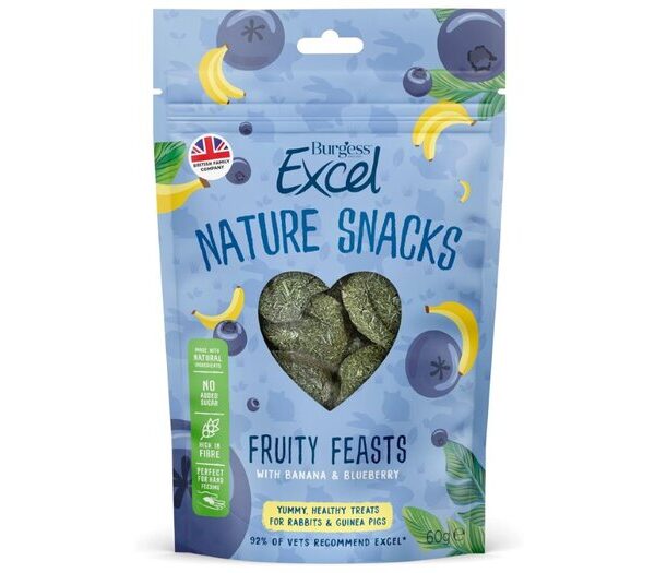 Burgess Excel Fruit Feasts Treats 60g