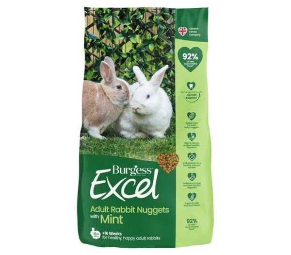 Burgess Excel Rabbit Adult Mint 3kg