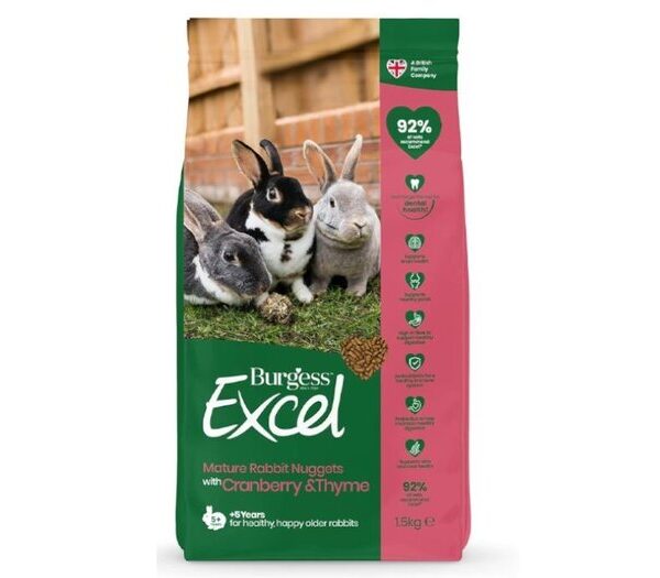 Burgess Excel Mature Rabbit 1.5kg