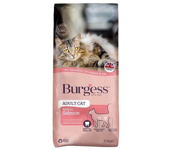 Burgess Cat Adult Scottish Salmon 10kg
