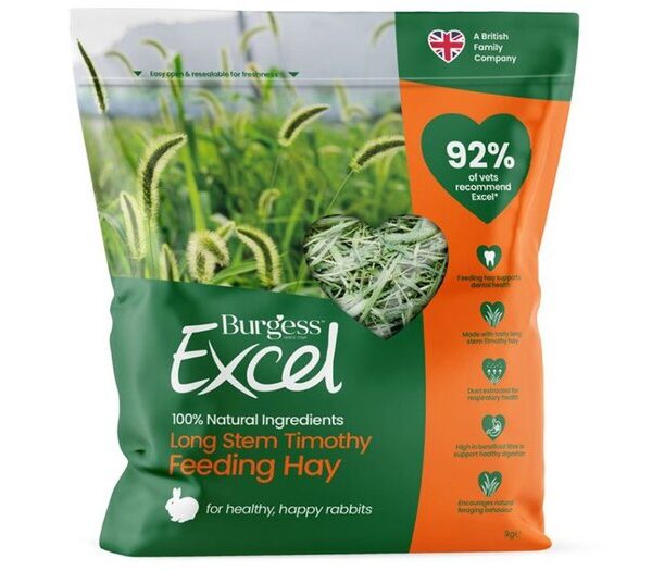 Burgess Long Stem Hay 1kg