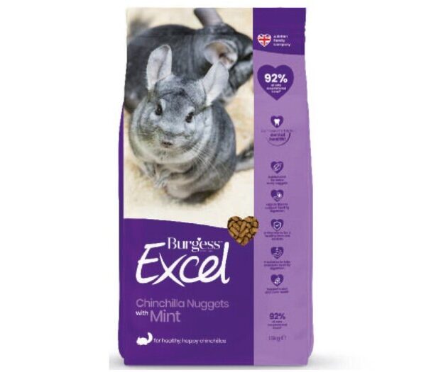 Burgess Excel Chinchilla Nuggets 1.5kg