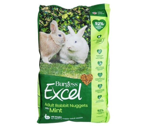 Burgess Excel Rabbit Adult 1.5kg
