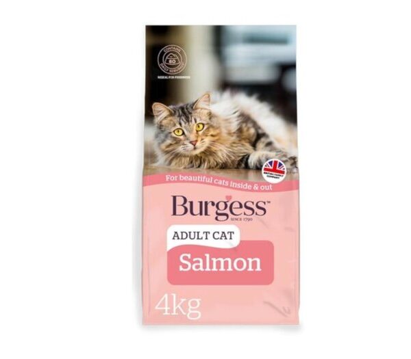 Burgess Cat Adult Salmon 4kg