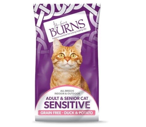 Burns Sensitive Gf Duck Cat 1.5kg