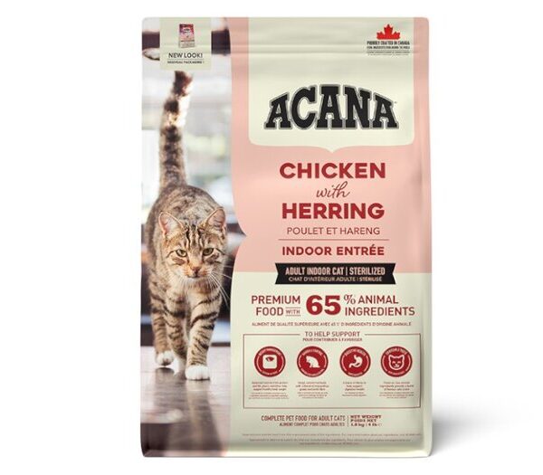 Acana 65% Indoor Entree Cat 4.5kg