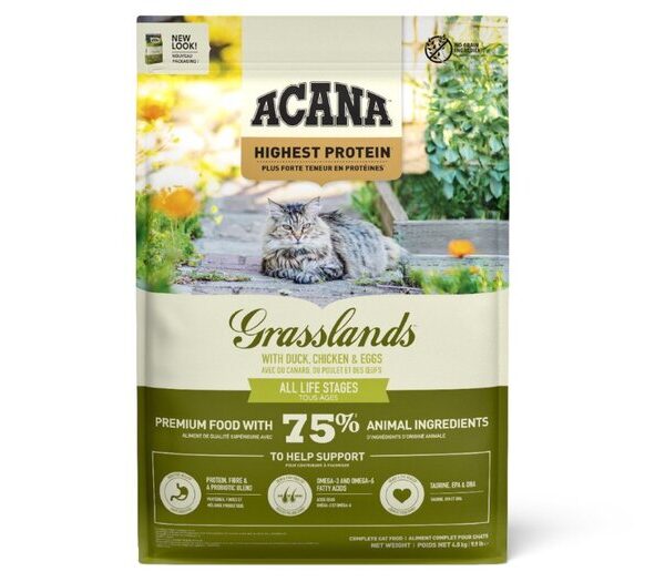 Acana 75% Meat Cat Grasslands 4.5kg