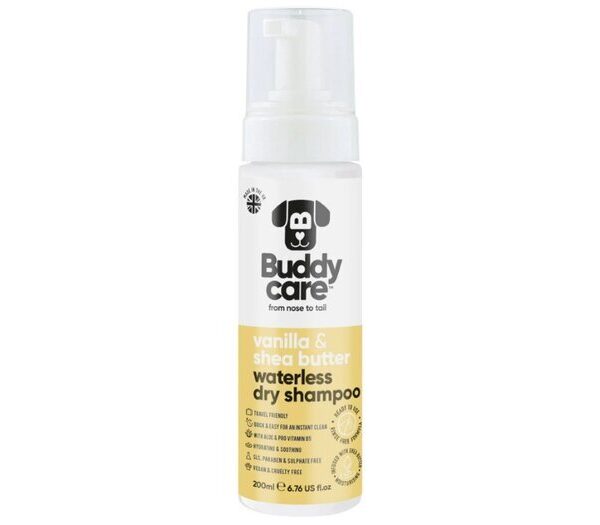 Buddycare 200ml Vanilla Waterless S/Poo
