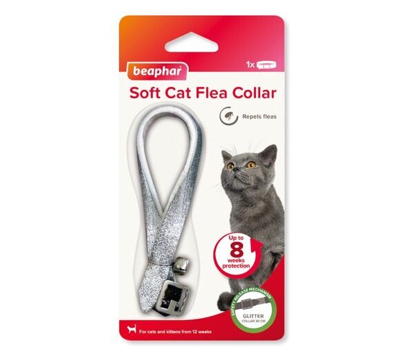 NI Beaphar Cat Soft Flea Collar Glitter