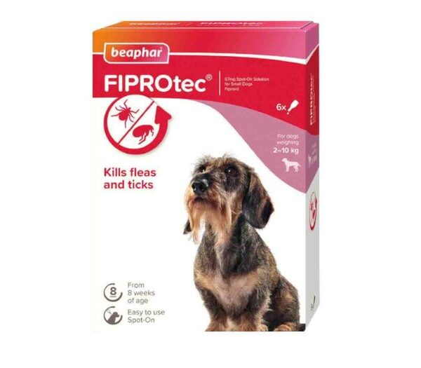 NI Fiprotec Spot on Sml Dog 6treatments